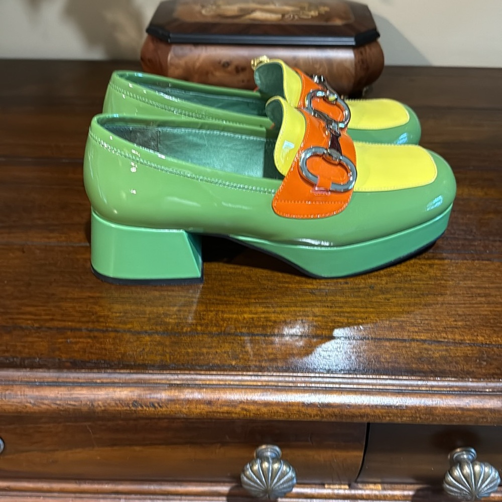 Jeffrey Campbell penny loafer size 7 worn once like new - Picture 2 of 5